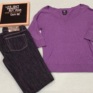 ☀️ CLEARANCE: American Eagle purple sweater